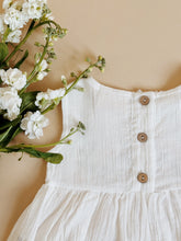 Load image into Gallery viewer, Blossom Baby Dress – Soft Cotton with Delicate Floral Embroidery