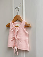 Load image into Gallery viewer, Reversible Summer Knit Baby Top – Soft Pink | 100% Cotton