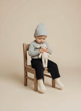 Load image into Gallery viewer, Cotton Ribbed Baby Top with Shoulder Buttons – Navy, Brown, Grey