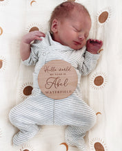 Load image into Gallery viewer, Organic Muslin Baby Blanket – Moon & Sun Celestial Print (85x120 cm)