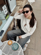 Load image into Gallery viewer, Highland Cow Adult Long Sleeve T-shirt – Brushed Cotton Countryside Style