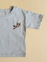 Load image into Gallery viewer, Cotton Baby T-shirt – Otter Embroidery | Soft, Stretchy & Playful