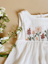 Load image into Gallery viewer, Blossom Baby Dress – Soft Cotton with Delicate Floral Embroidery
