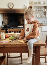 Load image into Gallery viewer, Hedgehog Embroidered Oversize Baby Hoodie – From 6-12m to 5-6y