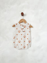 Load image into Gallery viewer, Seashells & Sun Baby Romper – Lightweight Cotton Gauze for Summer