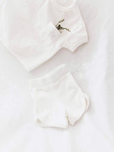 Load image into Gallery viewer, Retro Summer Baby Set – 100% Organic Cotton, T-shirt & Shorts
