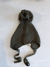 Load image into Gallery viewer, Pompom Baby Bonnet – Cotton Blend Tie-Up Hat with Chin Straps