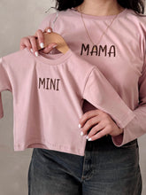 Load image into Gallery viewer, Mama Long Sleeve T-shirt – Brushed Cotton Comfort for Everyday Wear