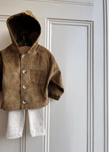 Load image into Gallery viewer, Corduroy Baby Hooded Jacket – Warm & Stylish Outerwear