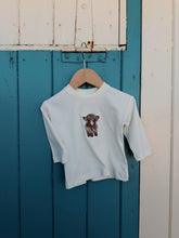 Load image into Gallery viewer, Highland Cow Long Sleeve Kids T-shirt
