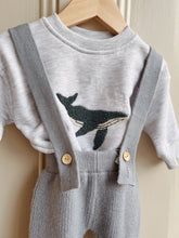 Load image into Gallery viewer, Whale Oversize Baby Sweatshirt – Soft Cotton Comfort for Little Ones