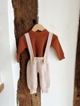 Load image into Gallery viewer, Knit Baby Trousers with Straps – Soft, Playful & Easy-to-Style