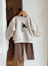 Load image into Gallery viewer, Bee Oversized Baby Sweatshirt – Soft, Cozy & Playful