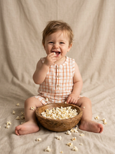 Load image into Gallery viewer, Check Muslin Romper