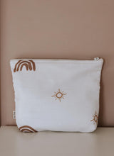 Load image into Gallery viewer, Quilted Muslin Pouch – Small Organizer Bag