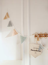 Load image into Gallery viewer, Natural Cotton Bunting – Neutral Nursery & Party Decor