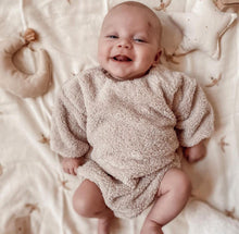 Load image into Gallery viewer, Soft Baby Romper – Fluffy Cozy Fabric for Adorable Looks