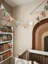 Load image into Gallery viewer, Natural Cotton Bunting – Neutral Nursery & Party Decor