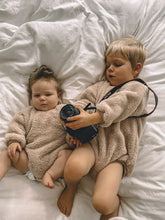 Load image into Gallery viewer, Soft Baby Romper – Fluffy Cozy Fabric for Adorable Looks