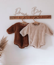Load image into Gallery viewer, Soft Baby Romper – Fluffy Cozy Fabric for Adorable Looks