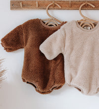 Load image into Gallery viewer, Soft Baby Romper – Fluffy Cozy Fabric for Adorable Looks