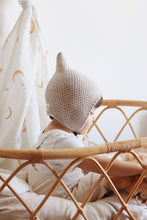 Load image into Gallery viewer, Knitted Pixie Baby Hat – Seed Stitch