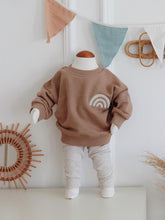 Load image into Gallery viewer, Brown Oversized Baby Sweatshirt – Soft, Cozy & Everyday Essential