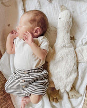 Load image into Gallery viewer, Organic Muslin & Bamboo Baby Swaddle – Stars & Moon Watercolour Print (120x120 cm)