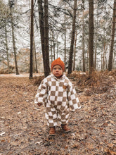 Load image into Gallery viewer, Knitted Pixie Baby Hat – Cotton Blend Tie-Up Bonnet