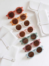 Load image into Gallery viewer, Retro baby sunglasses in pastel colours with UV400 protection