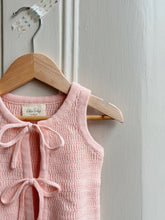 Load image into Gallery viewer, Reversible Summer Knit Baby Top – Soft Pink | 100% Cotton
