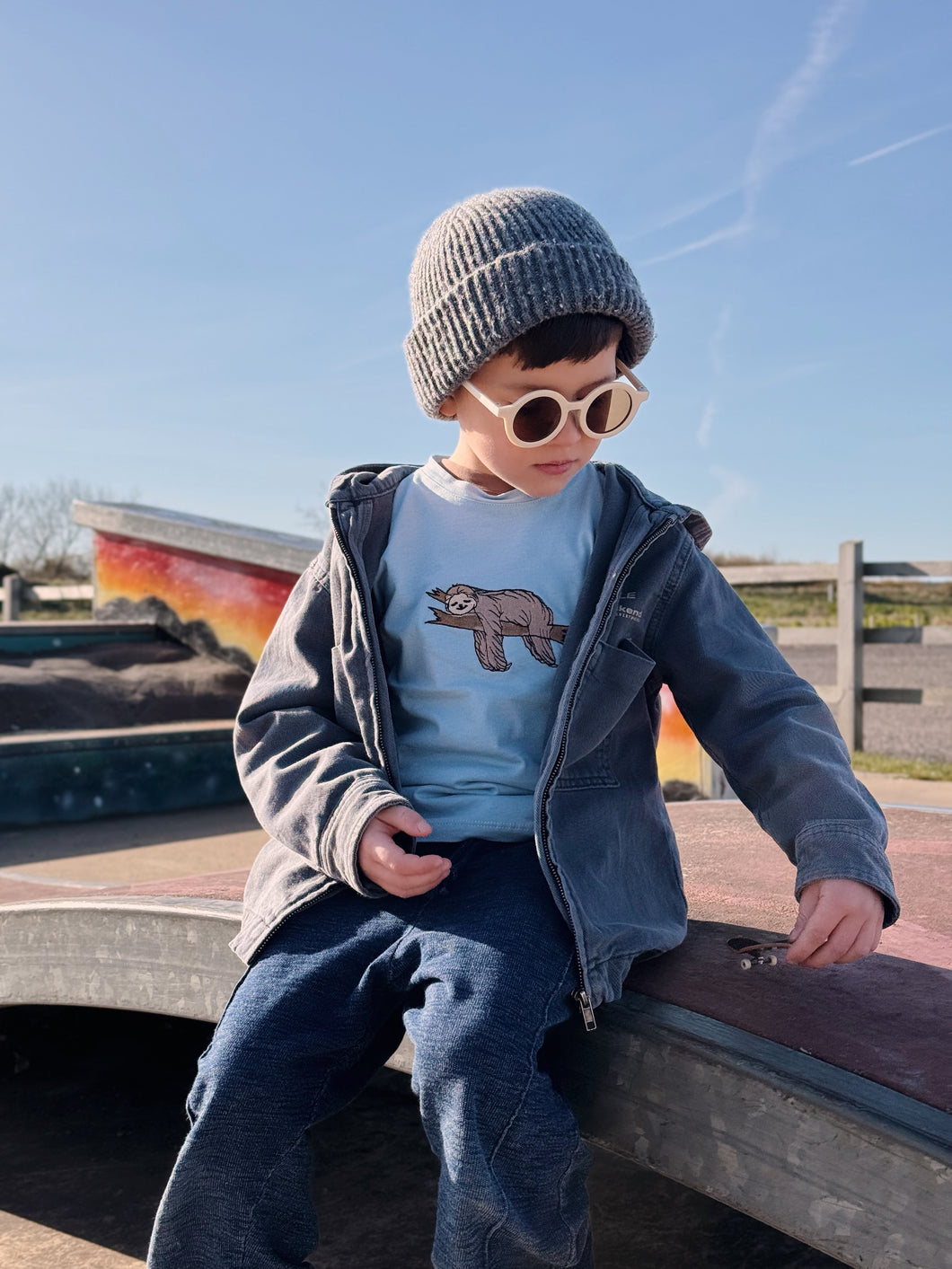 Sloth Long Sleeve Kids T-shirt