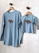 Load image into Gallery viewer, Sloth Long Sleeve Kids T-shirt
