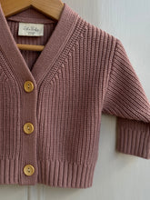 Load image into Gallery viewer, Knit Baby Cardigan Soft Pink
