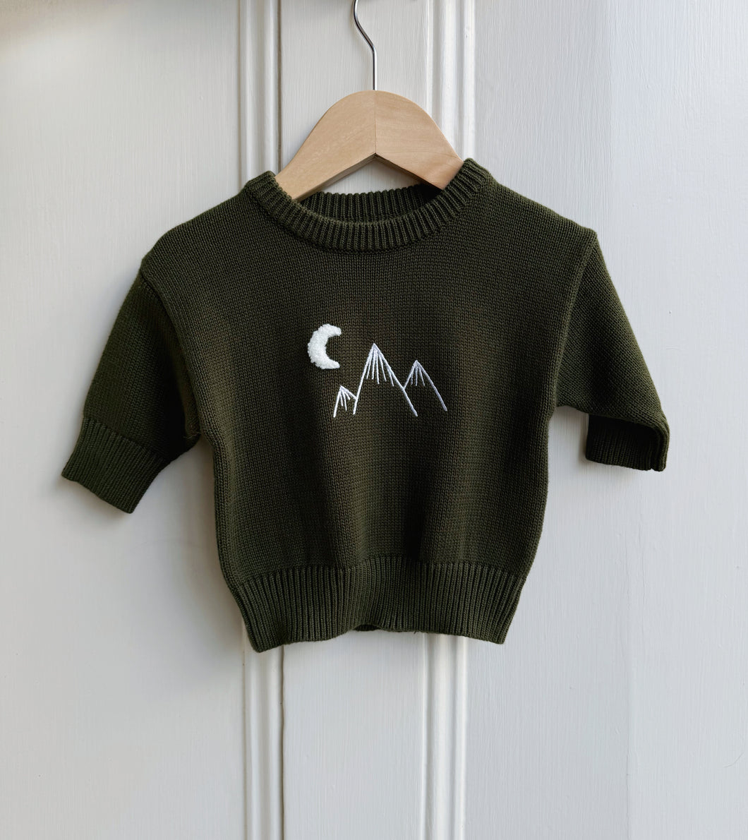 Mountains Knit Baby Jumper