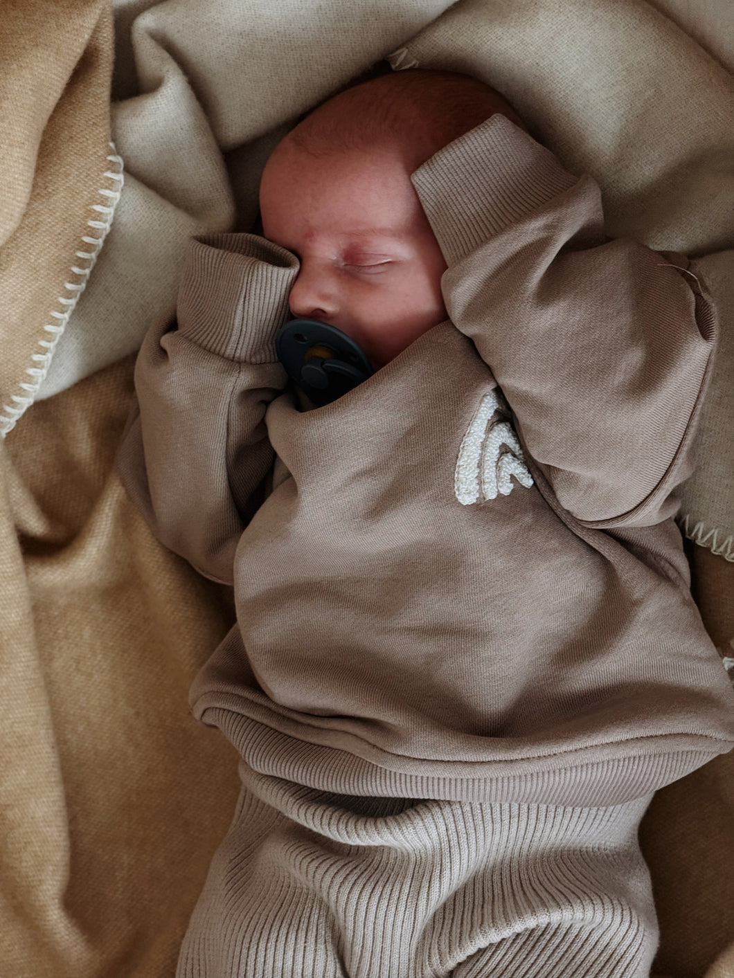 Brown Oversized Baby Sweatshirt – Soft, Cozy & Everyday Essential