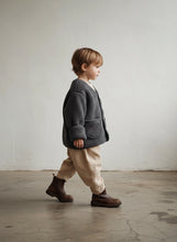 Load image into Gallery viewer, Oversized Sherpa Baby &amp; Toddler Coat – Dark Grey
