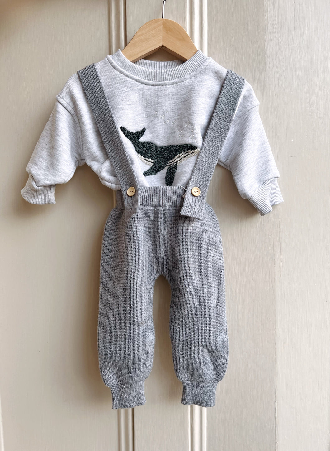 Whale Oversize Baby Sweat