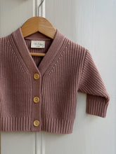 Load image into Gallery viewer, Knit Baby Cardigan Soft Pink
