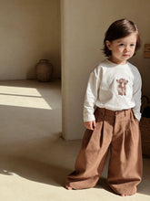 Load image into Gallery viewer, Highland Cow Long Sleeve Kids T-shirt
