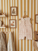 Load image into Gallery viewer, Check Muslin Romper
