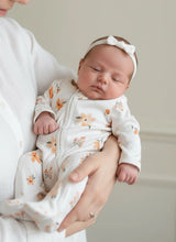 Load image into Gallery viewer, Floral Organic Baby Sleepsuit
