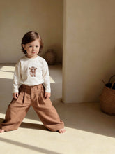 Load image into Gallery viewer, Highland Cow Long Sleeve Kids T-shirt
