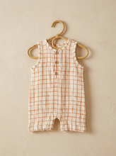 Load image into Gallery viewer, Check Muslin Romper
