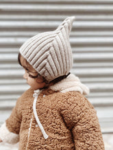 Load image into Gallery viewer, Knit Ribbed Pixie Hat

