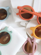 Load image into Gallery viewer, Colourful baby sunglasses with UV400 protection on white background
